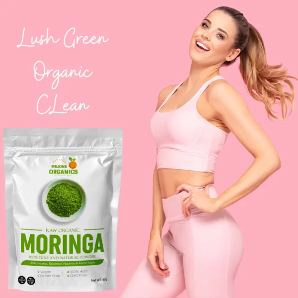 organic moringa leaves powder